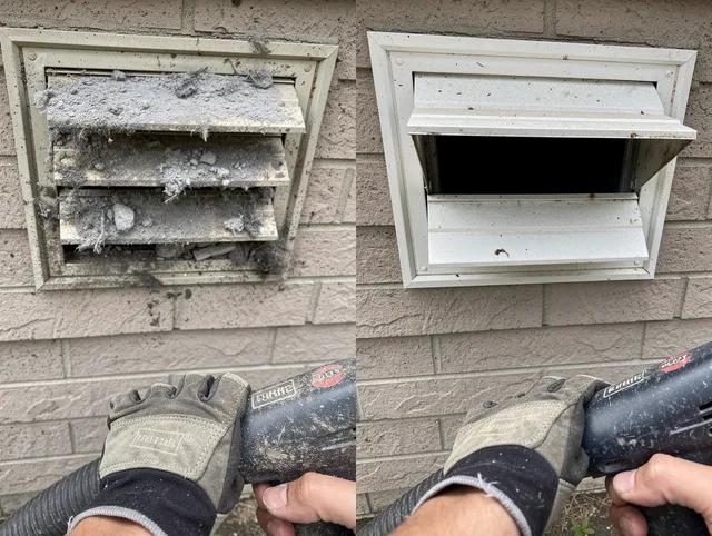 Professional dryer exhaust vent cleaning by Rehoboth Dryer Vent Cleaning in Rehoboth