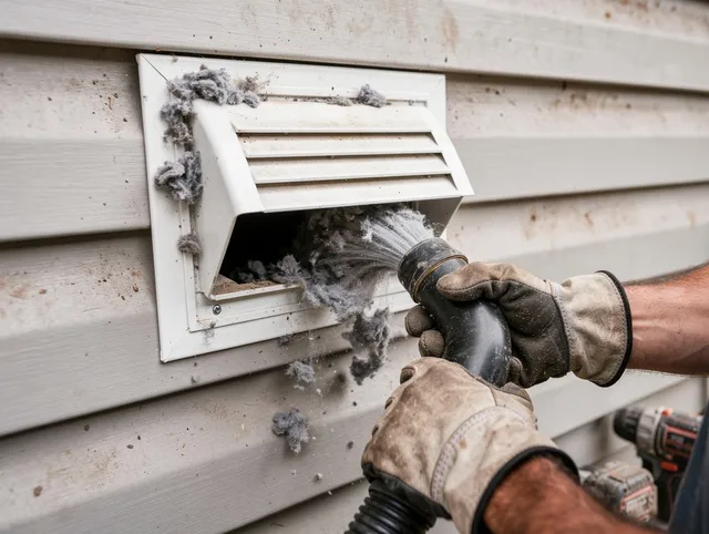 Professional dryer vent cleaning by Rehoboth Dryer Vent Cleaning in Rehoboth