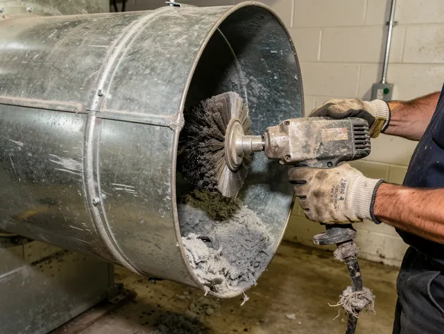 Industrial-grade dryer vent cleaning by Rehoboth Dryer Vent Cleaning in Rehoboth